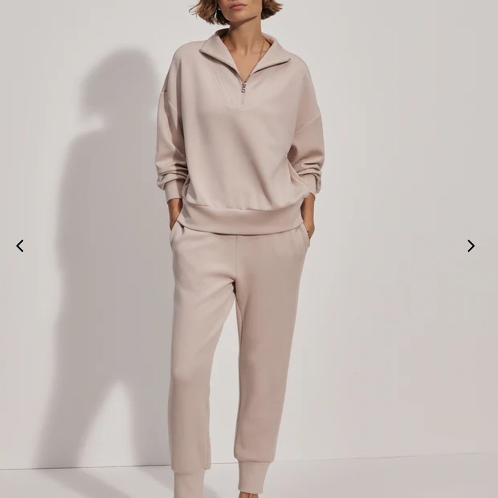 Varley matching sweat suit (half zip)
